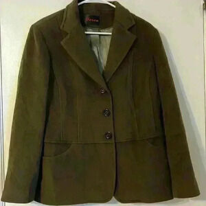 Olive‎ green Jason fully-lined coat